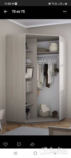 Шкаф купе угловой