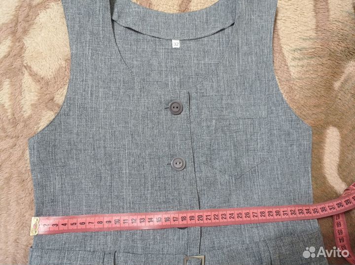 Школьный сарафан на 7-8 лет