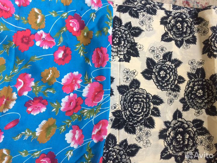 Ткань натуральный крепдешин СССР