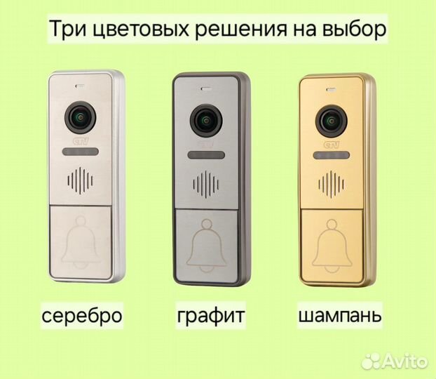 Комплект Wifi Видеодомофона CTV-M5108 Image