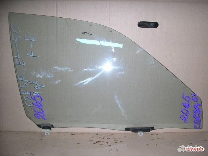 Стекло toyota corsa EL51 левое переднее