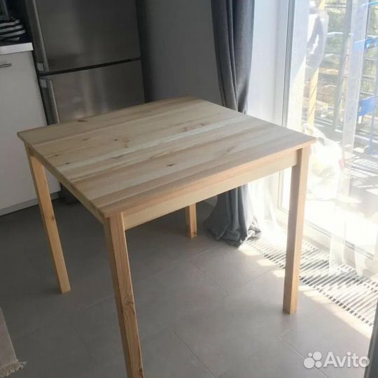 Стол из массива сосны ингу IKEA 75x75