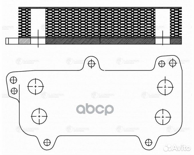 Кулер масл.VW toureg (02) /transporter T5 (03)