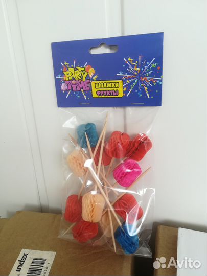 Набор шпажек фрукты 5 упаковок