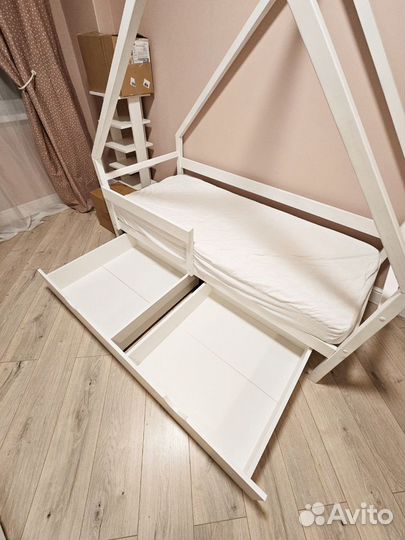 Детская кровать IKEA домик