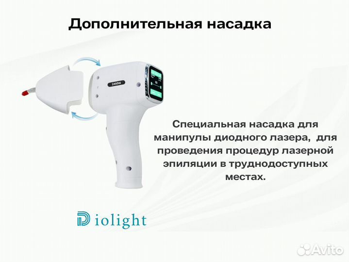 Диодный лазер Дио'Лайт UltraOne 1800w, рассрочка