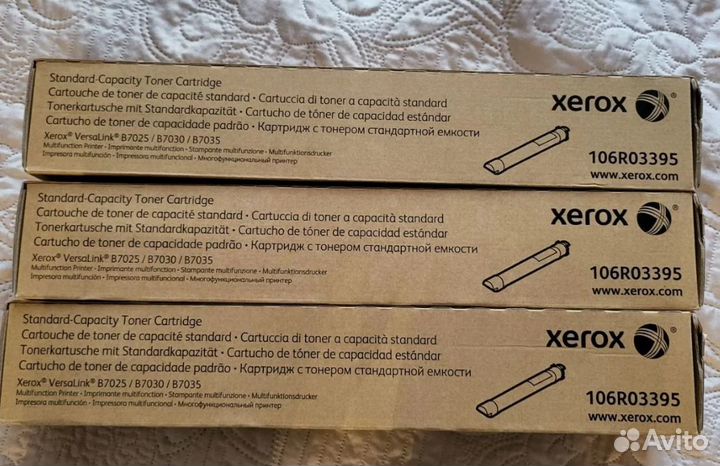 Оригинальный картридж Xerox 106R03395