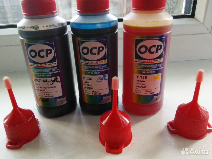 Чернила для Canon OCP Y136 C136 BKP44