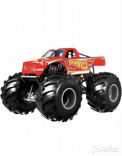 Манинка Hot wheels Monster Trucks большой Рейсинг