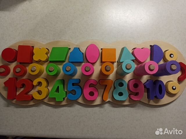 Детские развивающие игрушки деревянные
