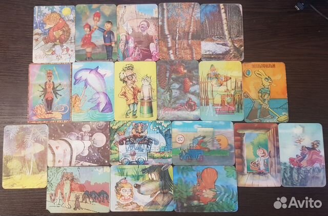 Календарики СССР стерео