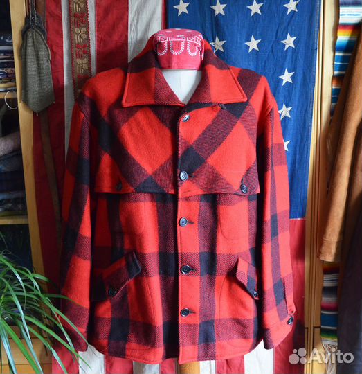 1950s' Drybak Wool Mackinaw XL 56Рус Made In USA