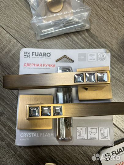 Дверные ручки crystal flash