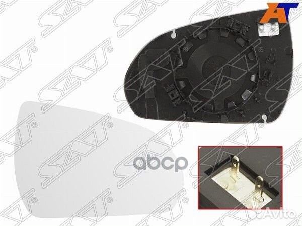 Полотно зеркала hyundai solaris/accent 17- RH с