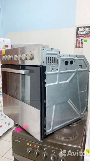 Электрический духовой шкаф б/у металлик