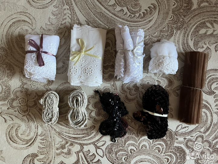 Кружево капрон и хлопок СССР