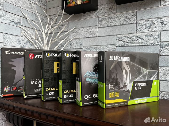 Видеокарта Gtx 1660 Super/1660 Ti 6GB/Пломба