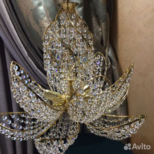 Люстра хрустальная Чехия