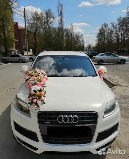 Свадебные украшения на машину\автомобиль\кольца