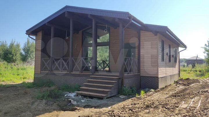 Коттедж 100 м² на участке 10 сот.