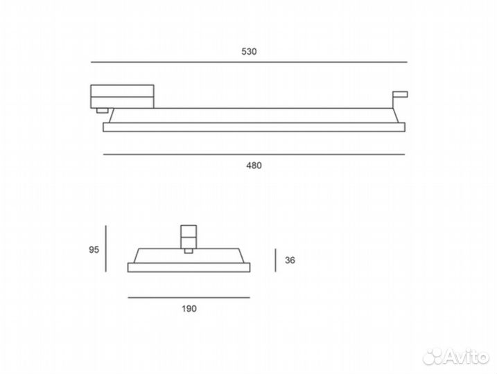 Трековый светильник Selecta LED Leader