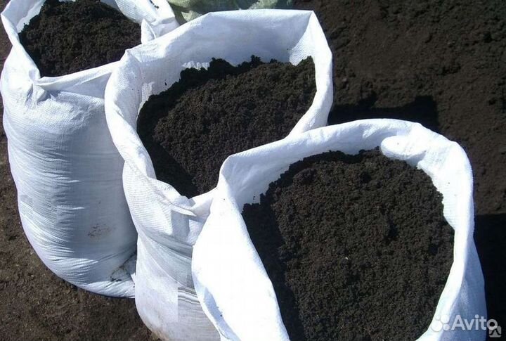 Торф в мешках