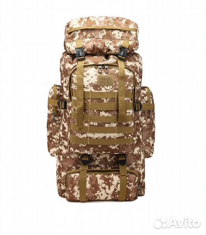 Рюкзак туристический, тактический 80 л. новый
