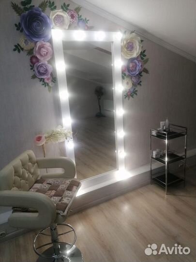 Гримёрное зеркало с подсветкой