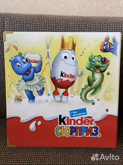 Папка для вкладышей киндер сюрпризов