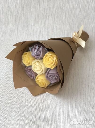 Букет из шоколадных роз. Съедобные букеты из цвето
