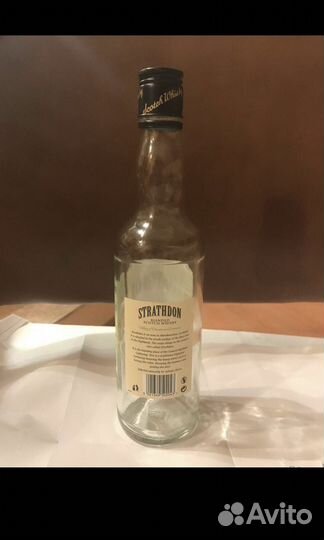Strathdon виски пустая бутылка