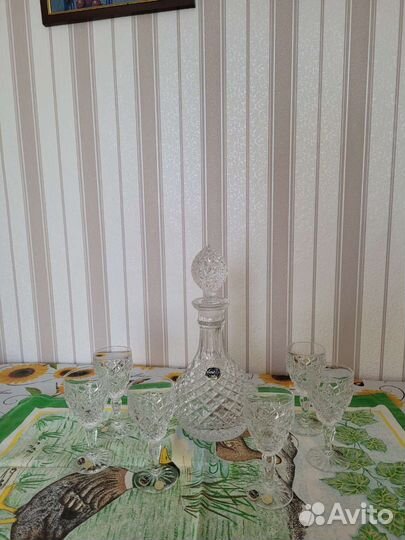 Графин хрустальный богемия чехия