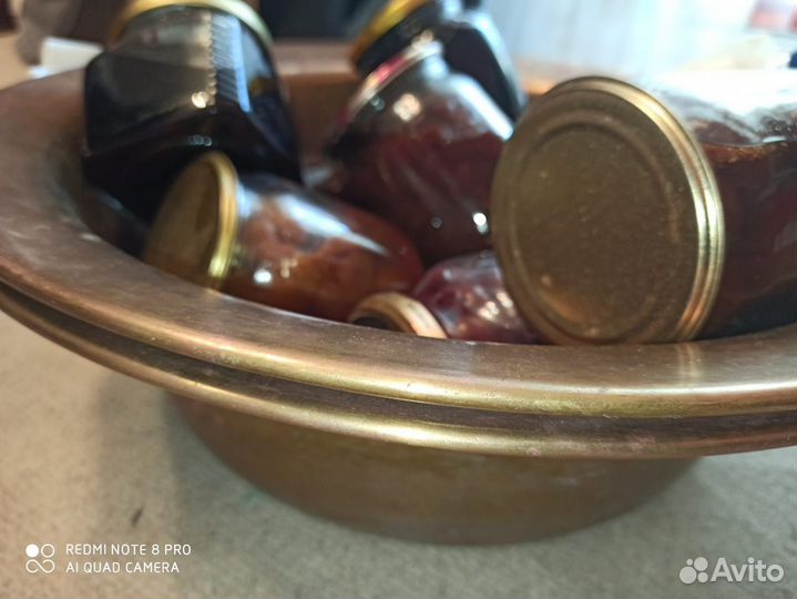 Латунный таз для варенья 10 л