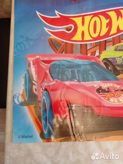 Пакет подарочный HOT wheels,бум.глянцевый,46x61x20