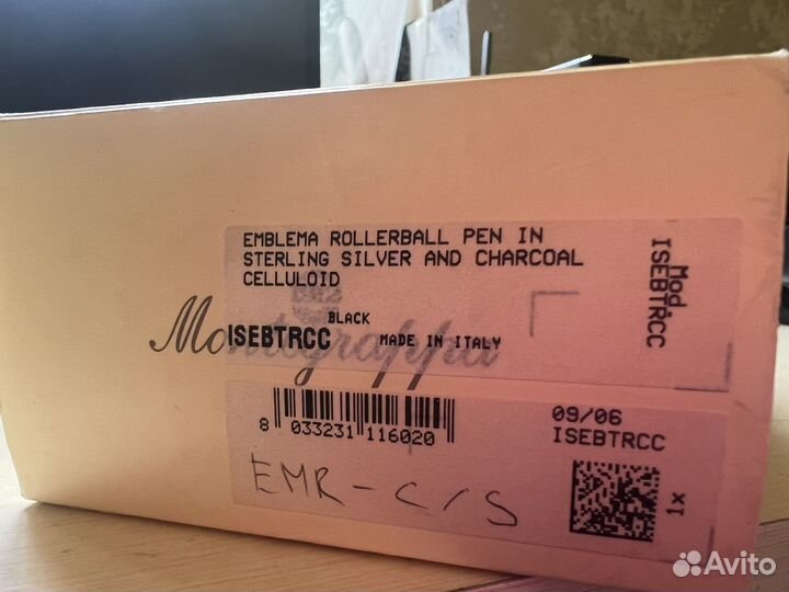 Ручка montegrappa emblema роллер