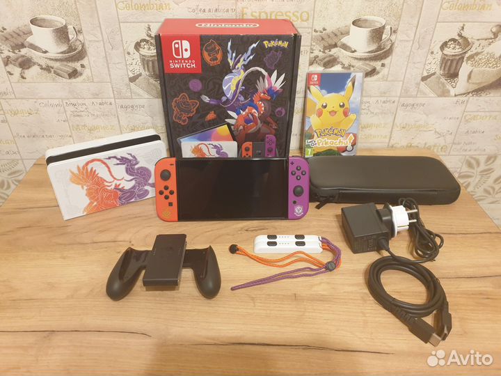 Nintendo Switch oled Pokemon / как новая