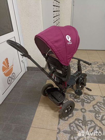 Трехколесный велосипед с ручкой