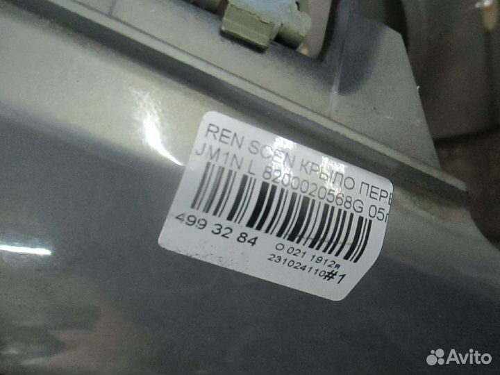 Крыло переднее 8200020568G на Renault Scenic Ii JM