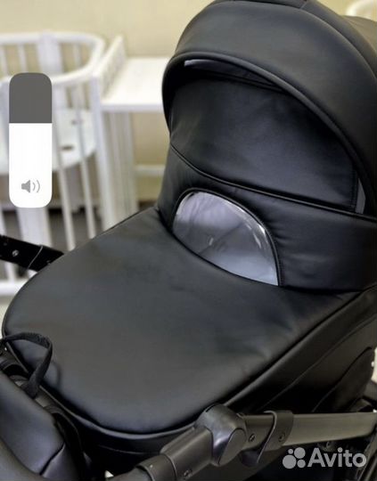 Коляска 2 в 1 эко кожа