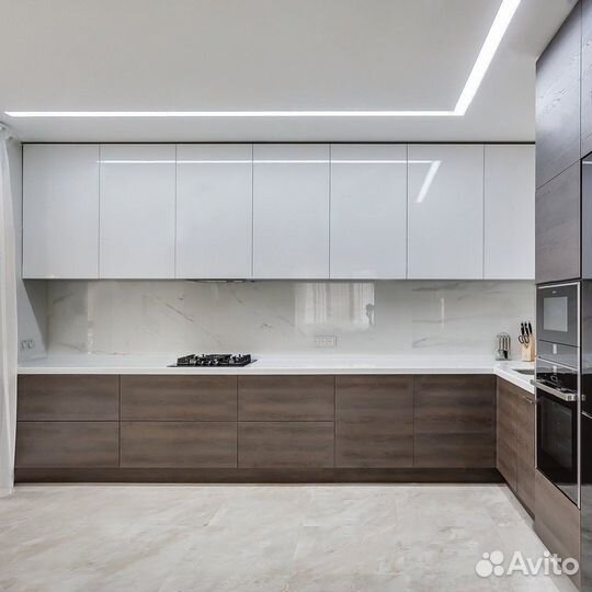 Кухня без ручек (цена за весь гарнитур) ксп:27942