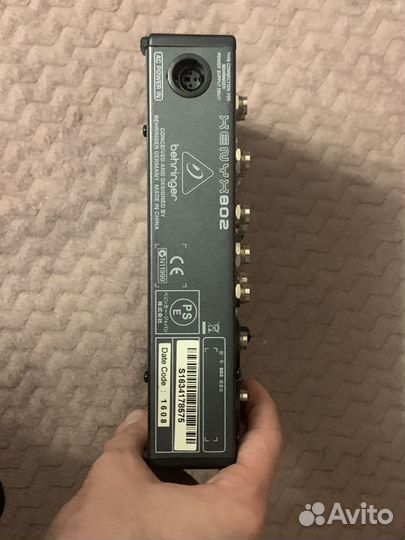 Микшерный пульт behringer xenyx 802