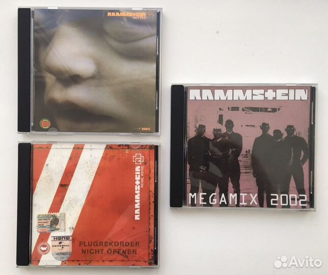 CD диски Rammstein Рамштайн