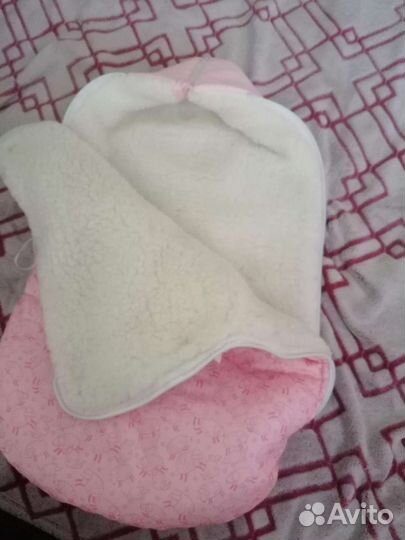 Конверт на выписку для девочки зима