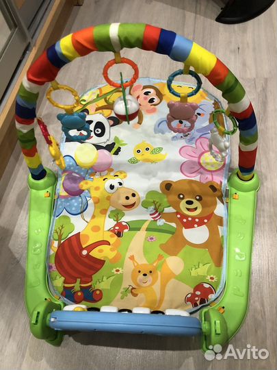 Детский развивающий коврик с пианино