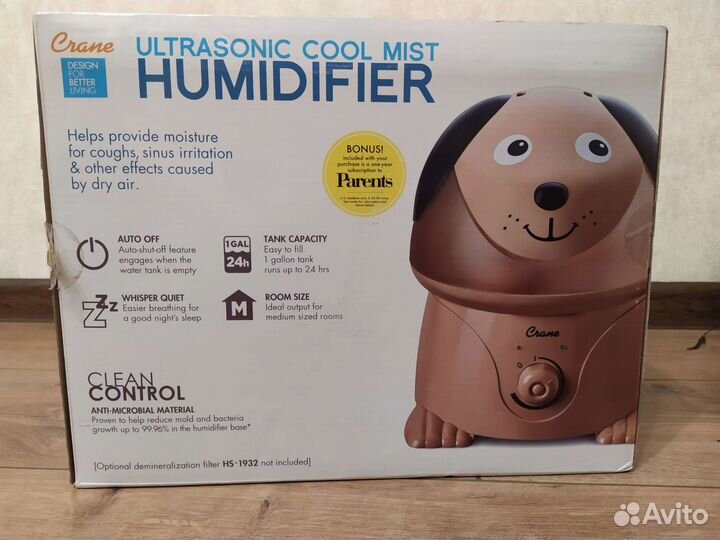 Увлажнитель воздуха humidifier crane собачка