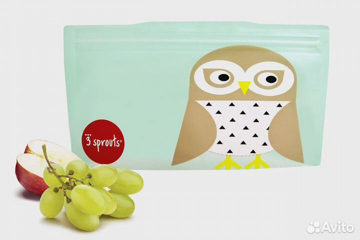 Набор пакетов для снеков/бутербродов 3Sprouts