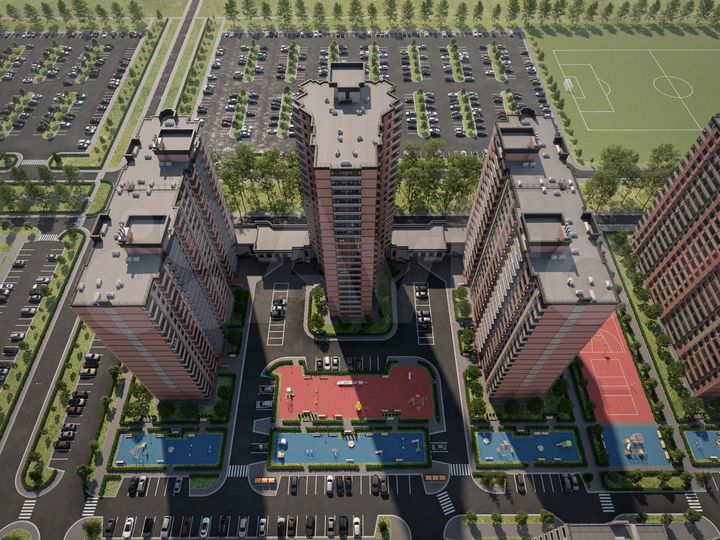 2-к. квартира, 53,5 м², 13/18 эт.