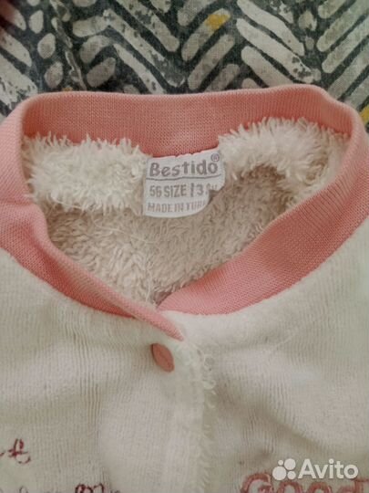 Детский комбинезон утеплённый 56