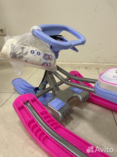 Детский снегокат Тимка спорт С единорогом