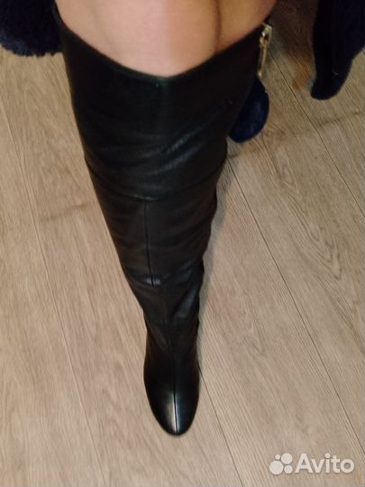 Сапоги женские зимние ботфорты